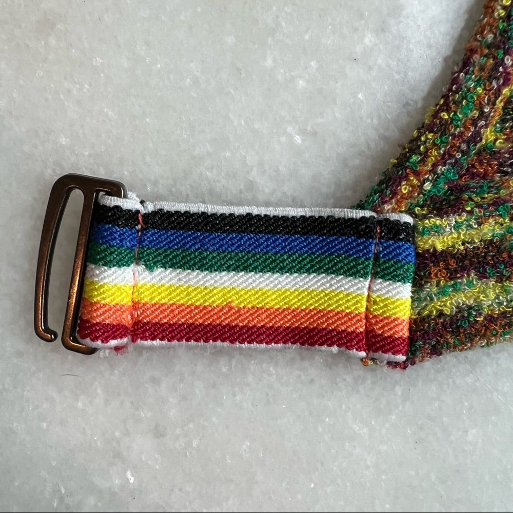 Kimchi Blue Urban Outfitters Rainbow Hue Knit Halter Top Backless Size Small - Picture 6 of 12